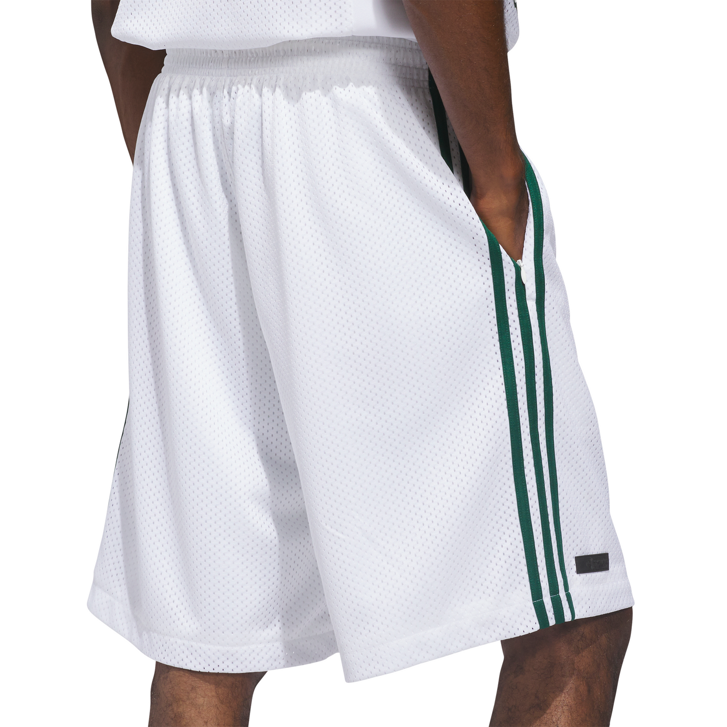 Adidas Skateboarding Tyshawn White/Matte Gold/Collegiate Green Basketball Shorts