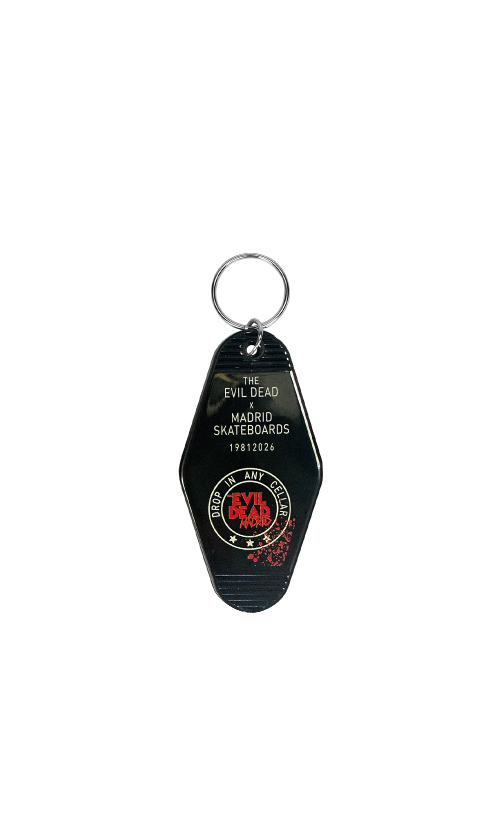 The Evil Dead X Madrid 45th Anniversary Cabin Keychain