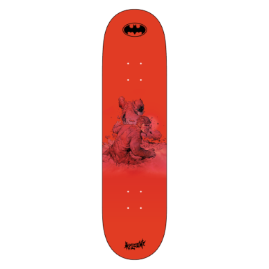 WELCOME X BATMAN KNOCKOUT 8.25" SKATEBOARD DECK