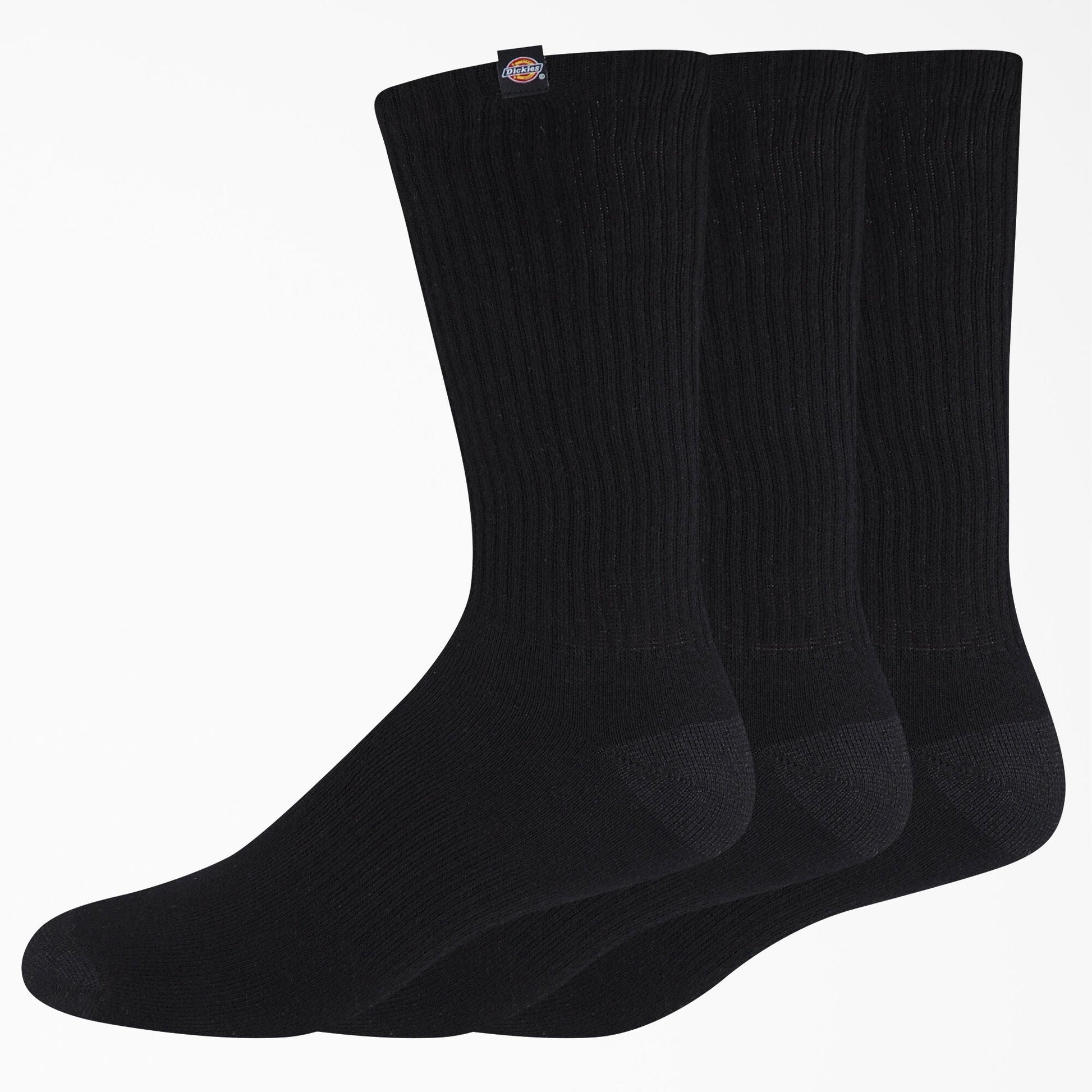 Dickies Label Crew Socks -  Black - Bow Shock Marketplace