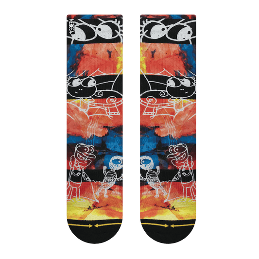 Lucile Packard Eyeballs Crew Sock