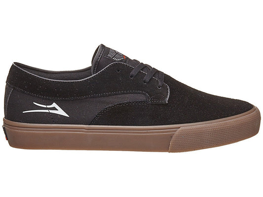 Lakai Shoes Riley Hawk - Black/Gum Suede - Bow Shock Marketplace