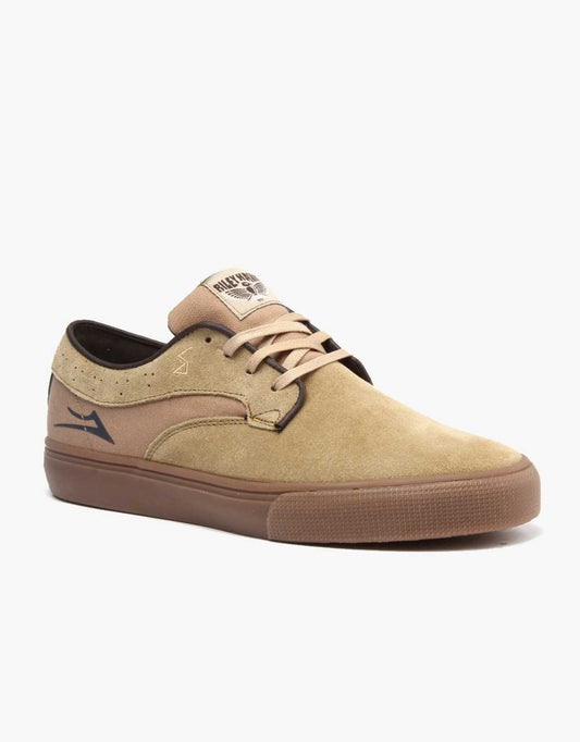 Lakai Shoes Riley Hawk - Walnut Suede - Bow Shock Marketplace