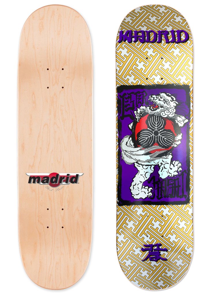 Madrid Lester Kasai Wing 8.25" Skateboard Deck - Bow Shock Marketplace