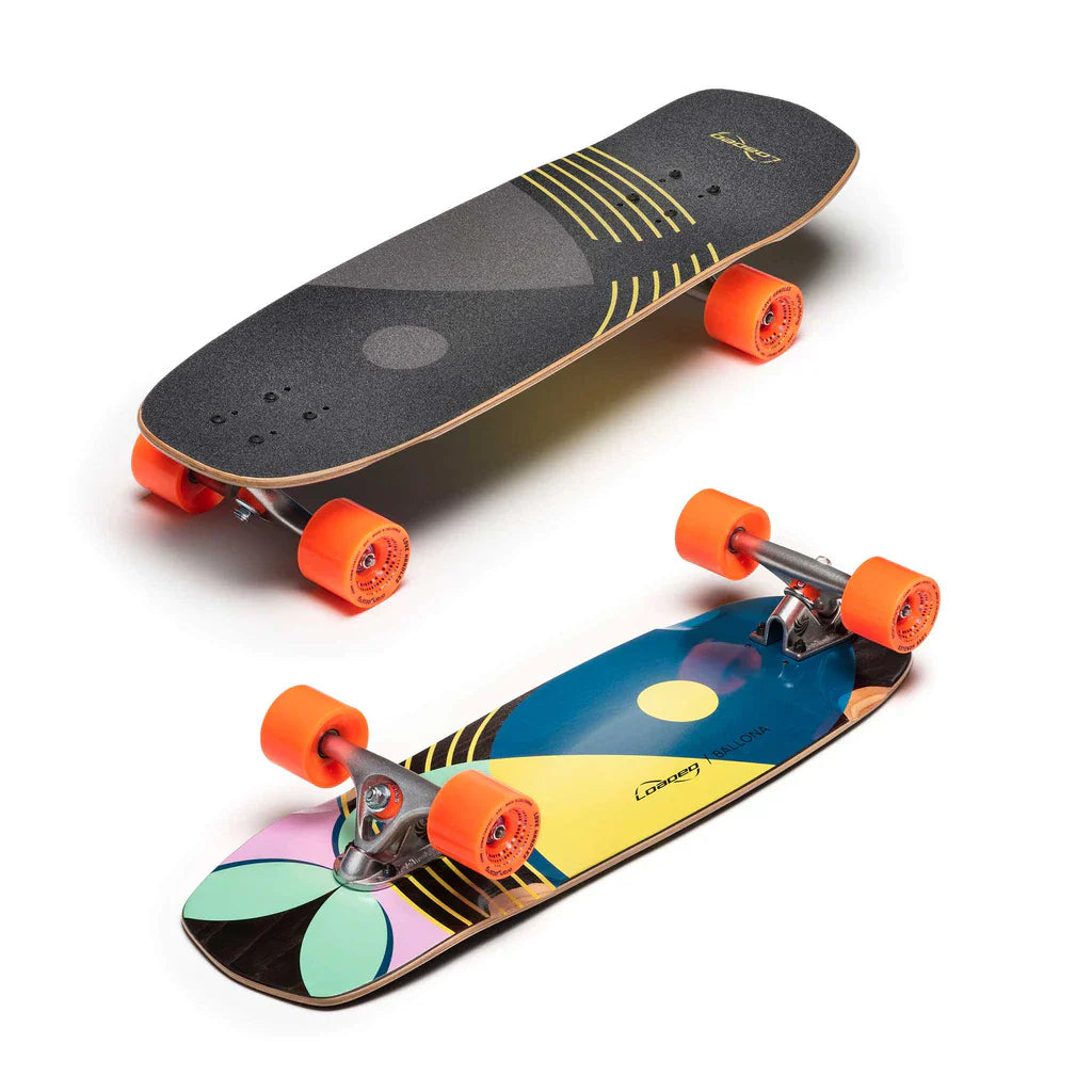 Loaded Ballona Willy Longboard Complete - Bright Blue/Yellow - Bow Shock Marketplace