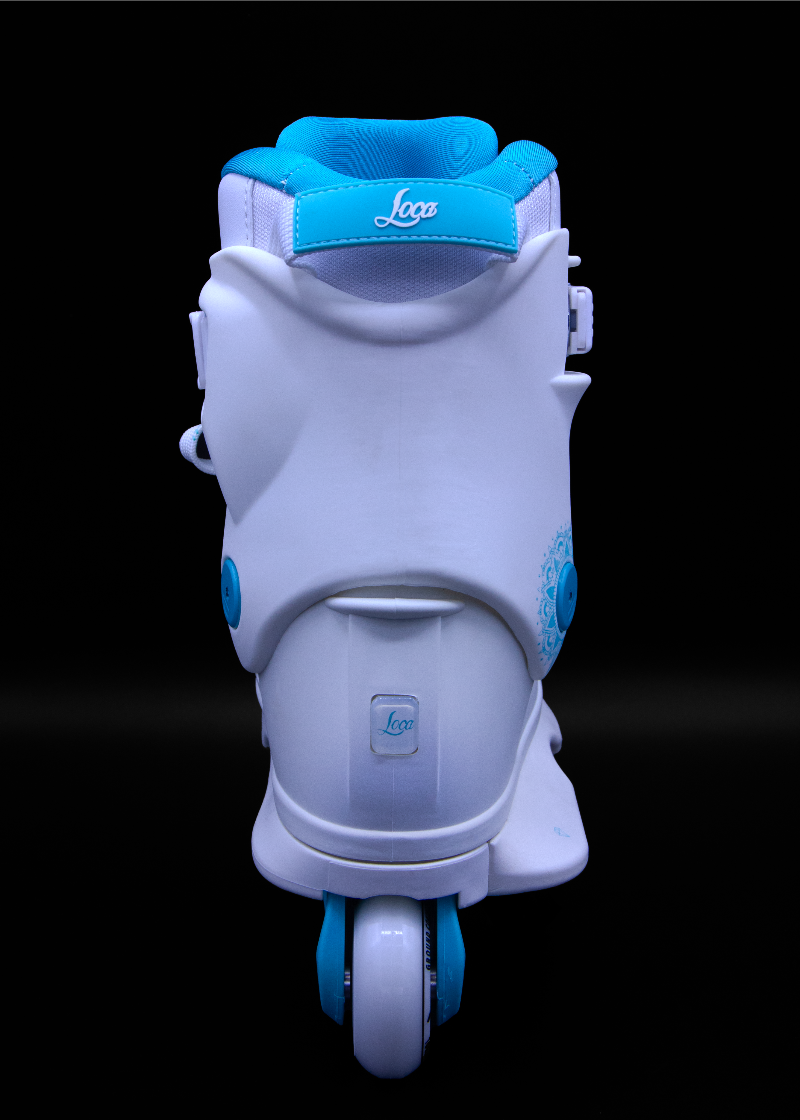 Razors Loca x Tais Colares Pro Aggressive Inline Skate - White - Bow Shock Marketplace