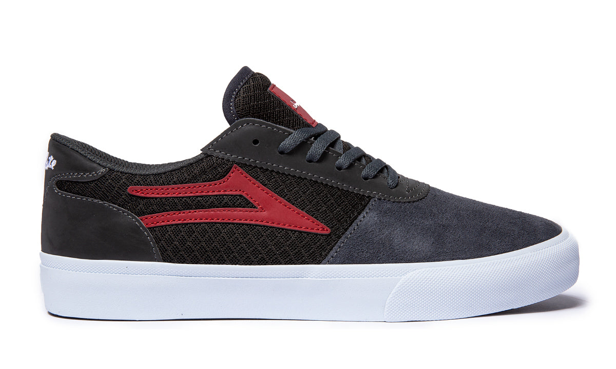 Lakai Shoes Manchester SMU - Grey/Reflective Suede - Bow Shock Marketplace