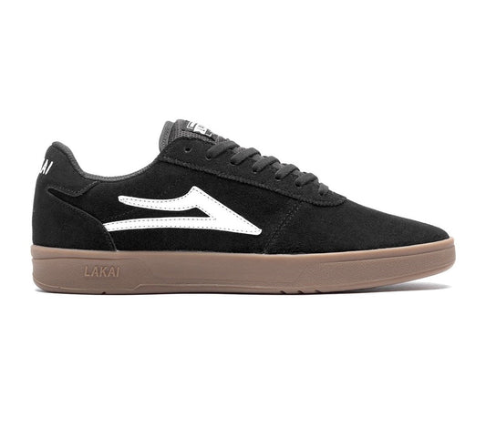 Lakai Shoes Manchester XLK - Black/Gum Suede - Bow Shock Marketplace
