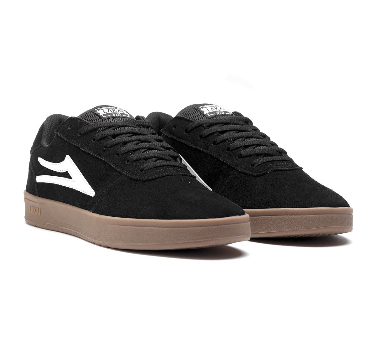 Lakai Shoes Manchester XLK - Black/Gum Suede - Bow Shock Marketplace