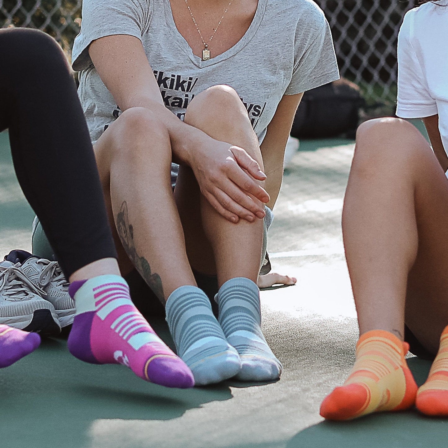 Action Cool Blue Ankle Socks