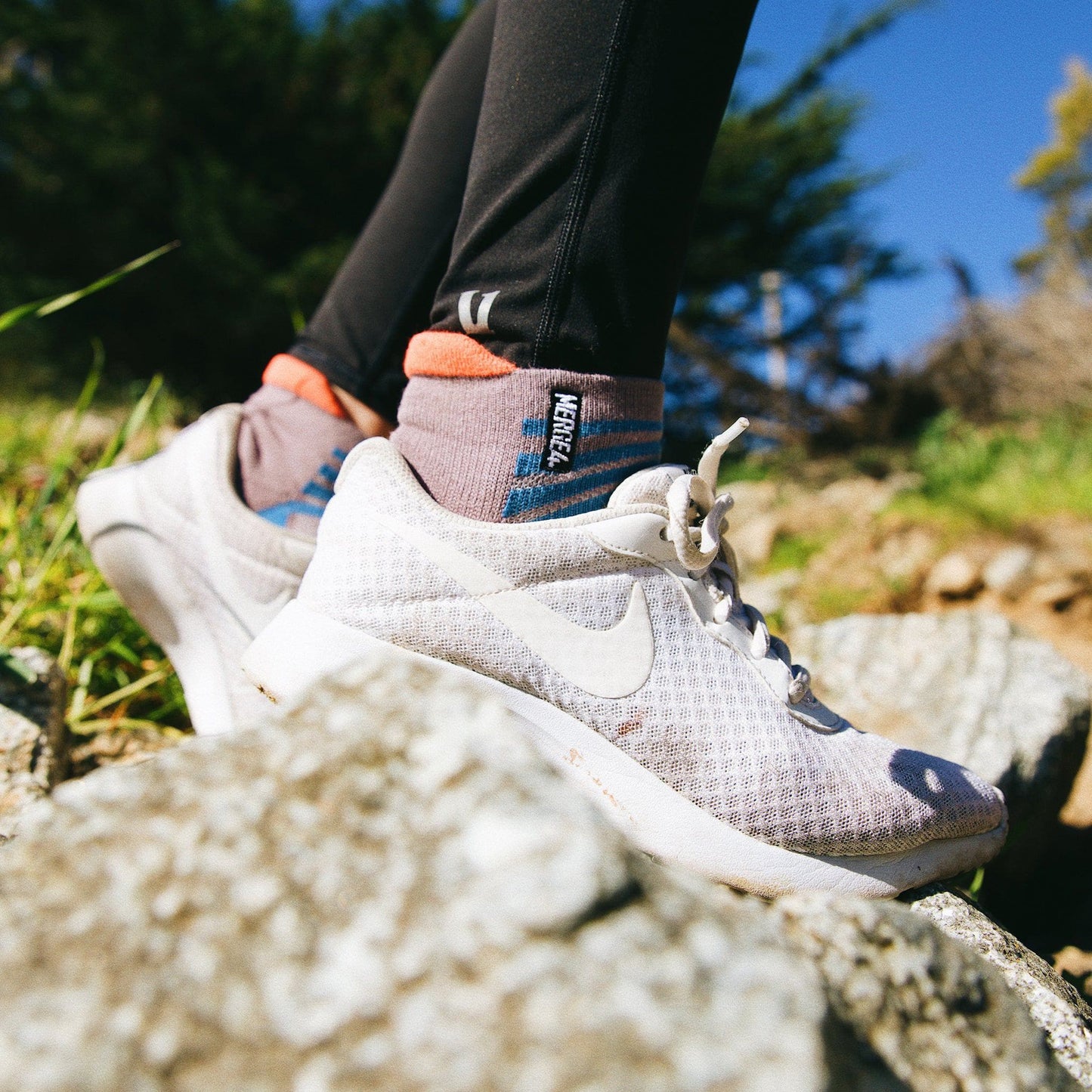Action Grey Ankle Socks