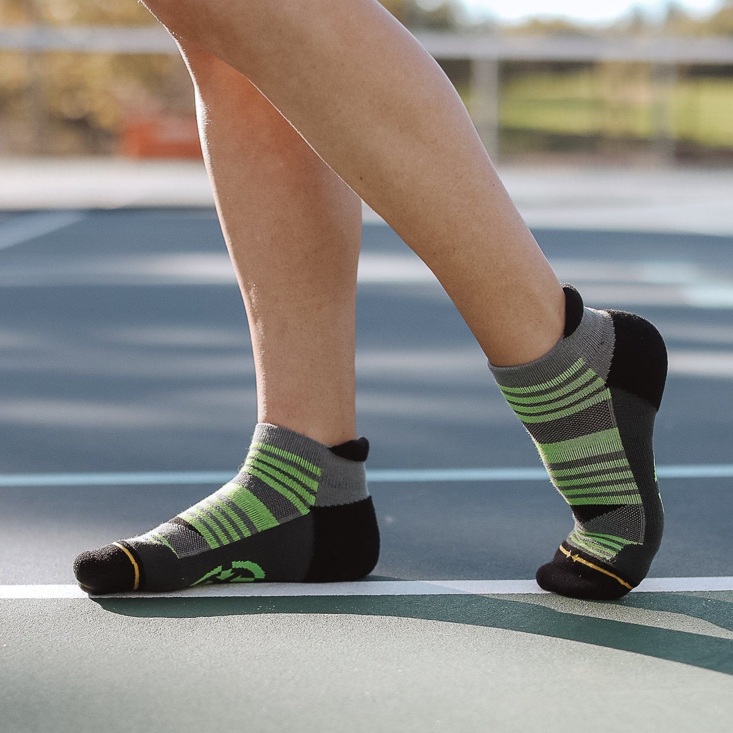 Action Lime Ankle Socks