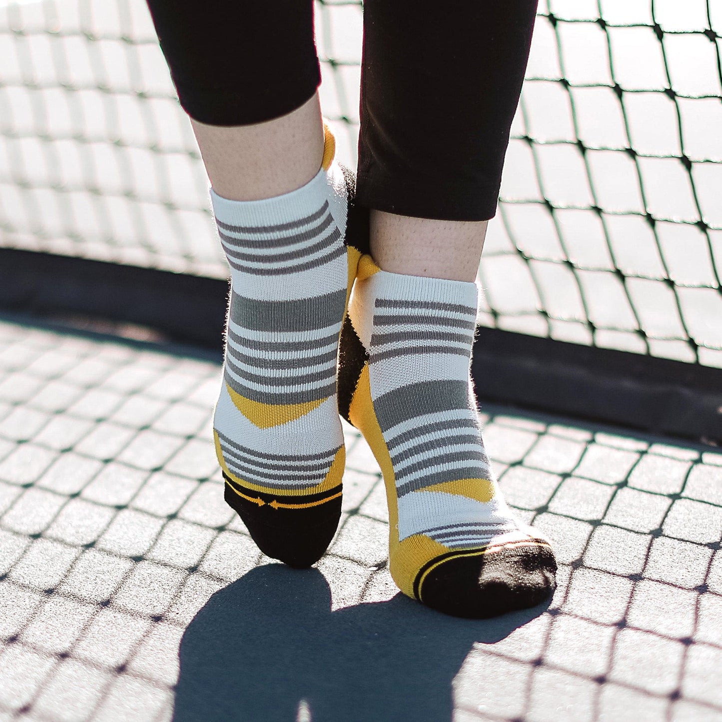 Action Yellow Ankle Socks