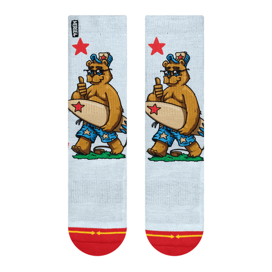 Cali Bear Crew Sock
