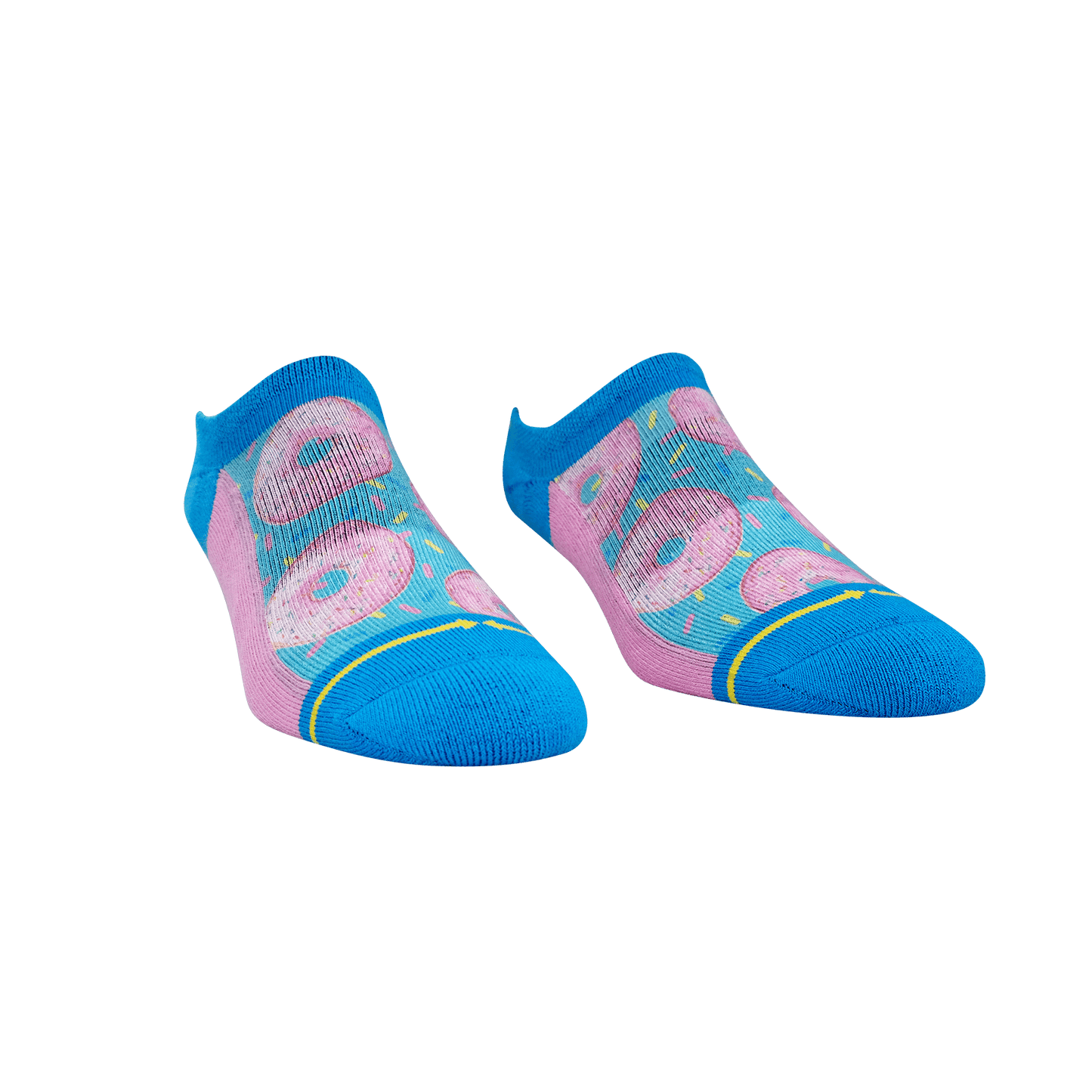 Donut Worry No Show Sock With Art By Hanna Minck