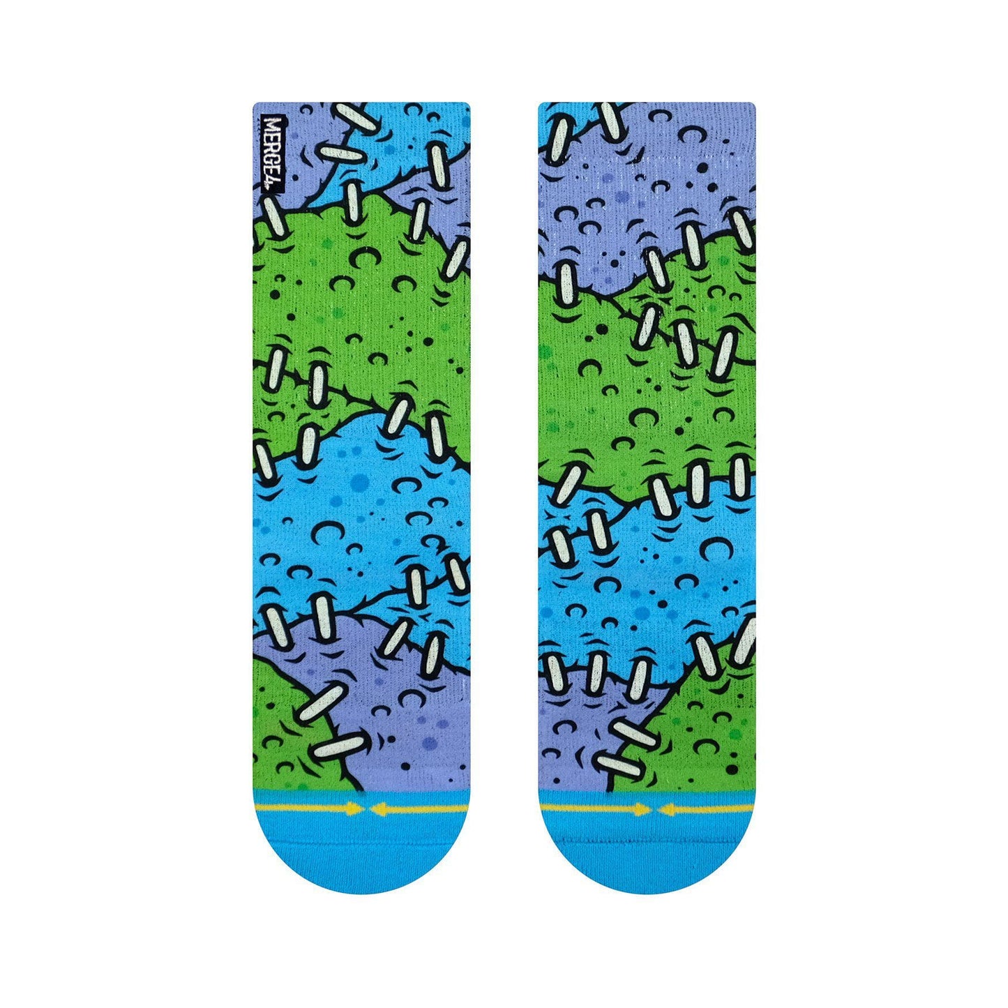 Zombie Feet Youth Crew Socks