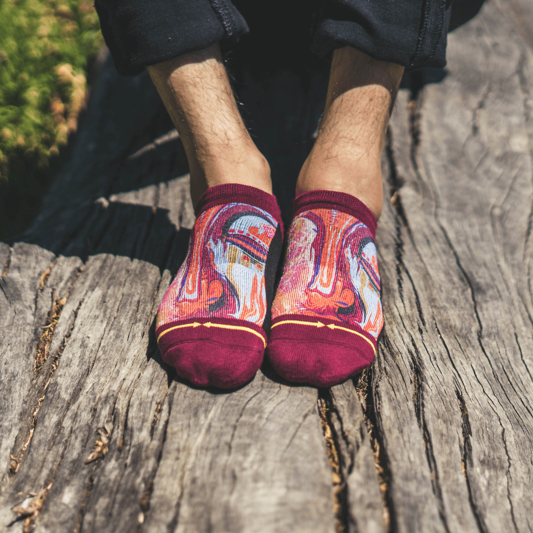 Taylor Reinhold Buddha No Show Socks