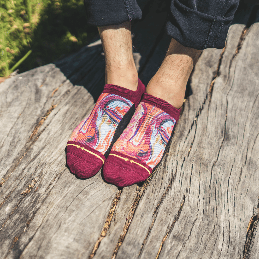Taylor Reinhold Buddha No Show Socks