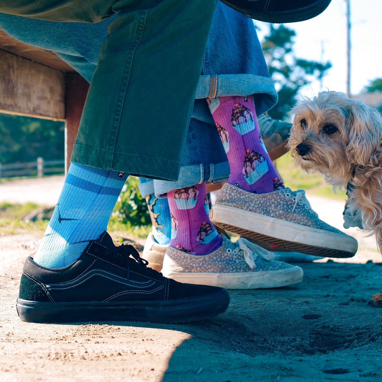 Cupcake Crew Socks With Art By Hanna Minck