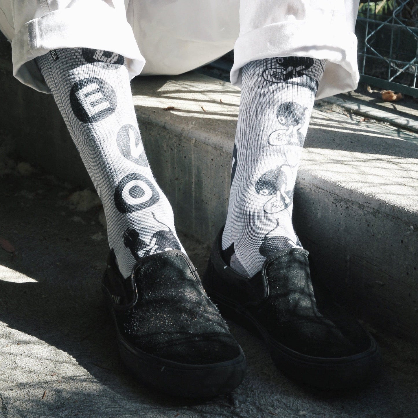 DEVO Bombs Away Crew Sock