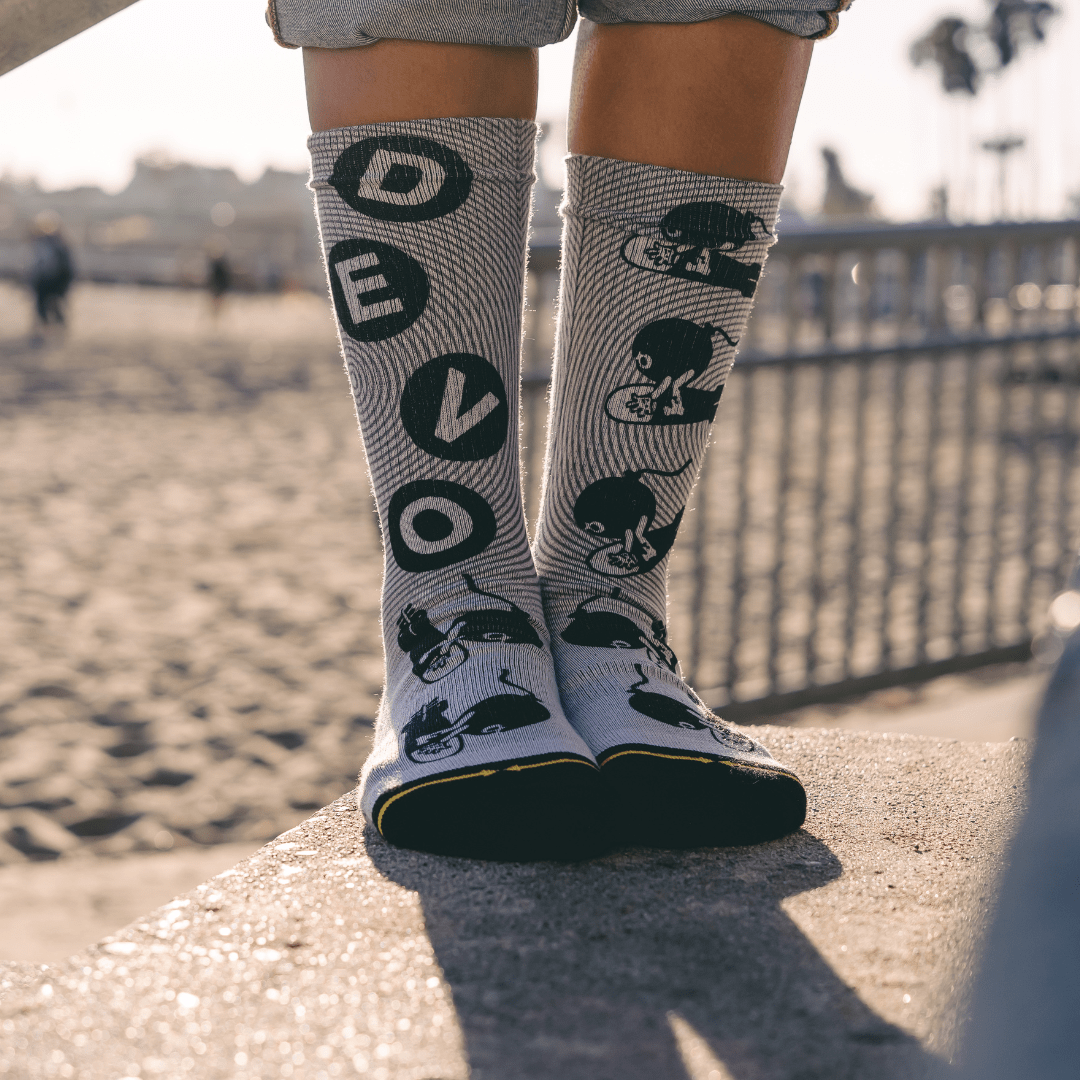 DEVO Bombs Away Crew Sock