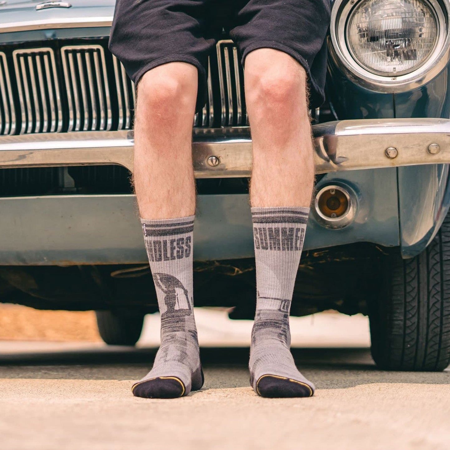 Endless Summer Vintage Crew Socks