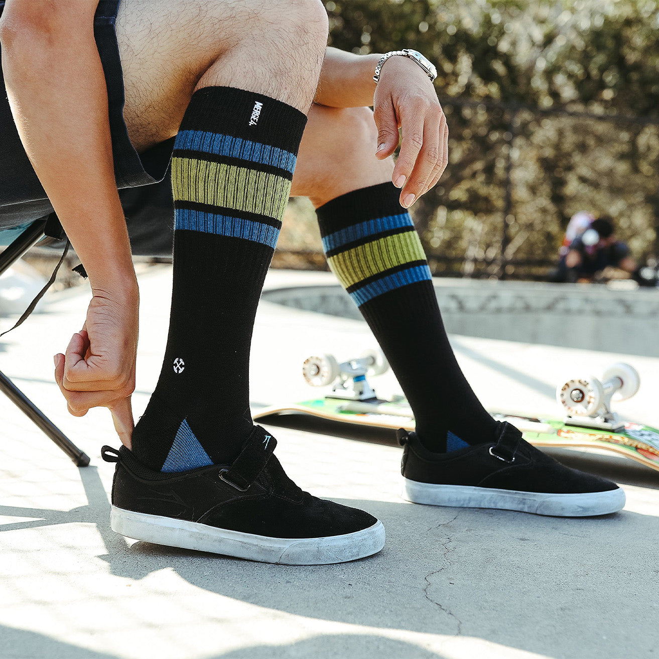 Haven Tall Gold Socks