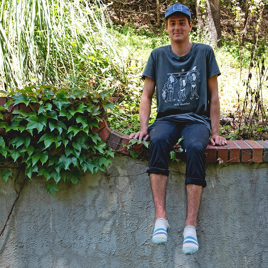 Morning Citrus Plant-Based Dye No Show Socks