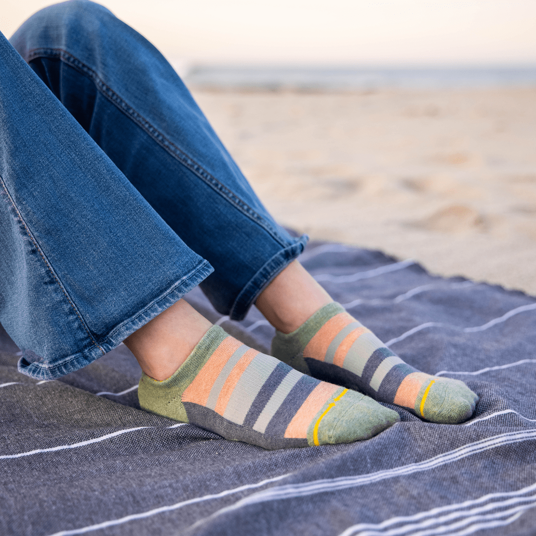 Morning Citrus Plant-Based Dye No Show Socks