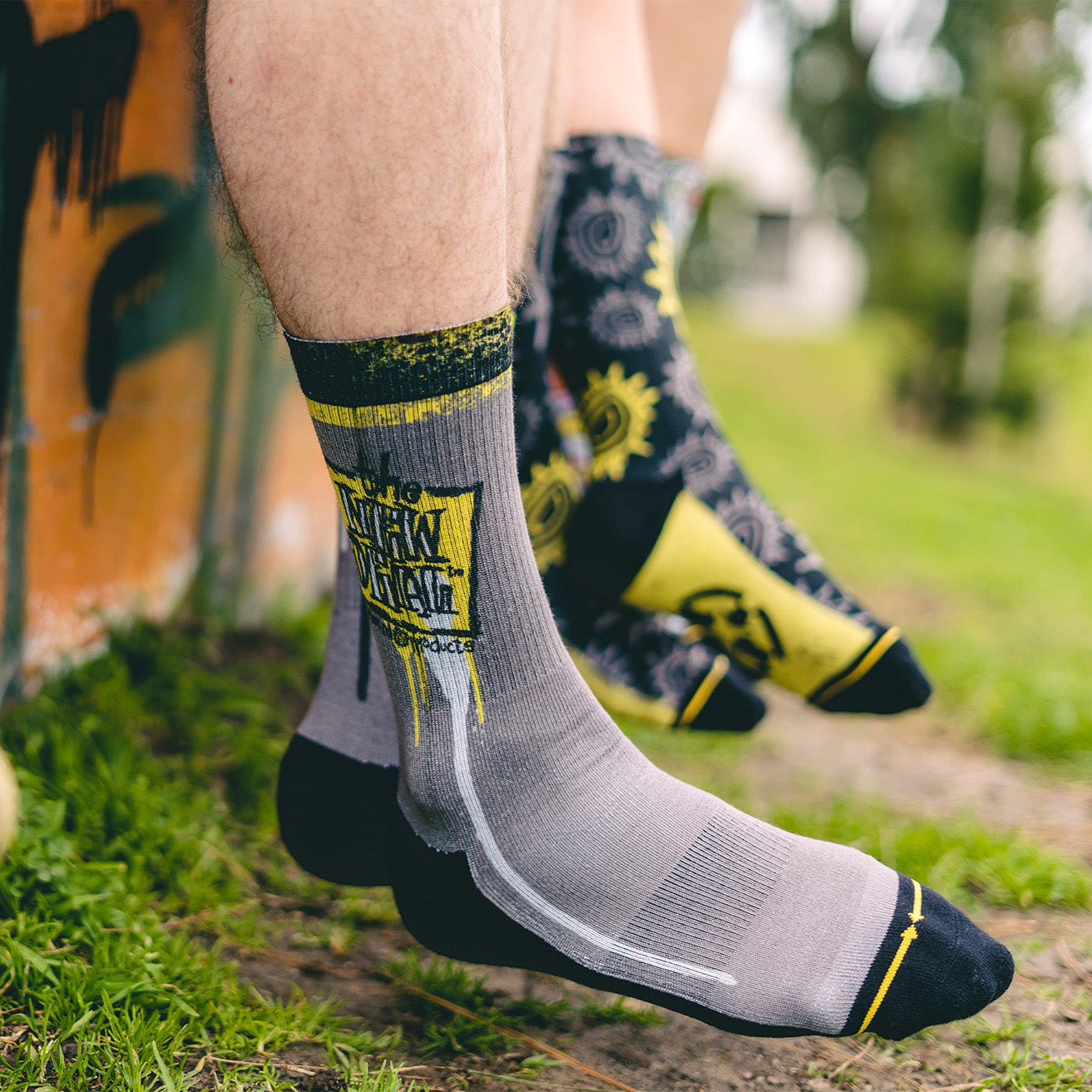 New Deal Napkin Logo Crew Socks