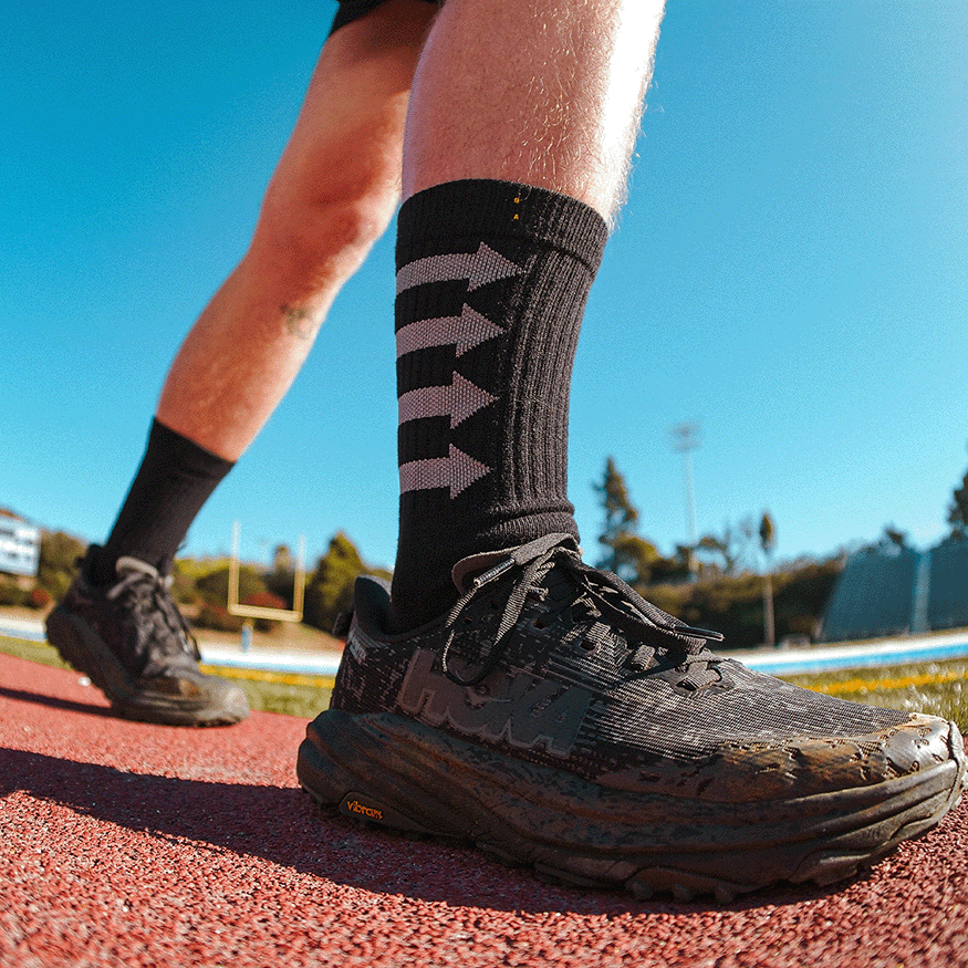 Performance Black Crew Sock 5-Pack