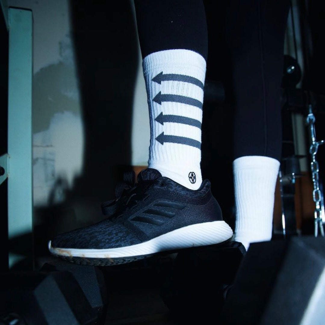 Performance White Crew Socks