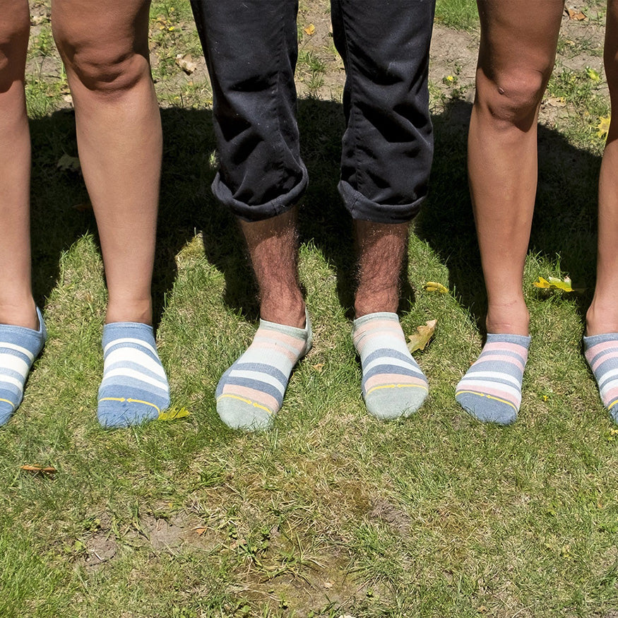 Plant-Based Dye No Show Socks 3-Pack