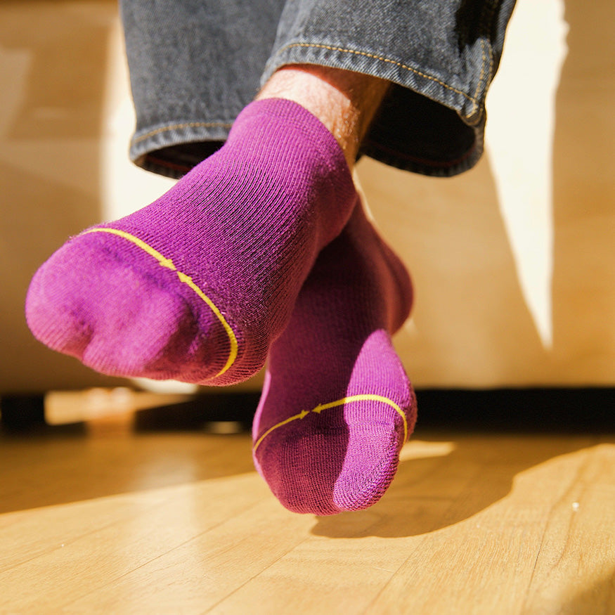 REPREVE® Winter Berry No Show Socks 4-Pack