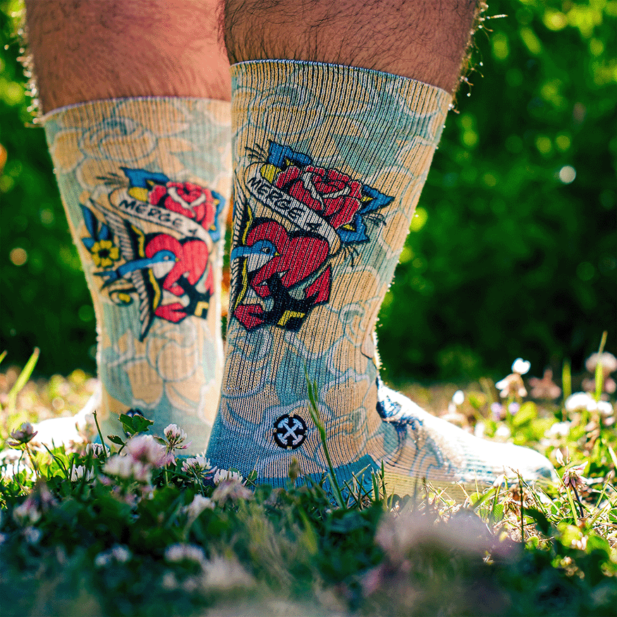 Richard Kirby Hula Crew Socks