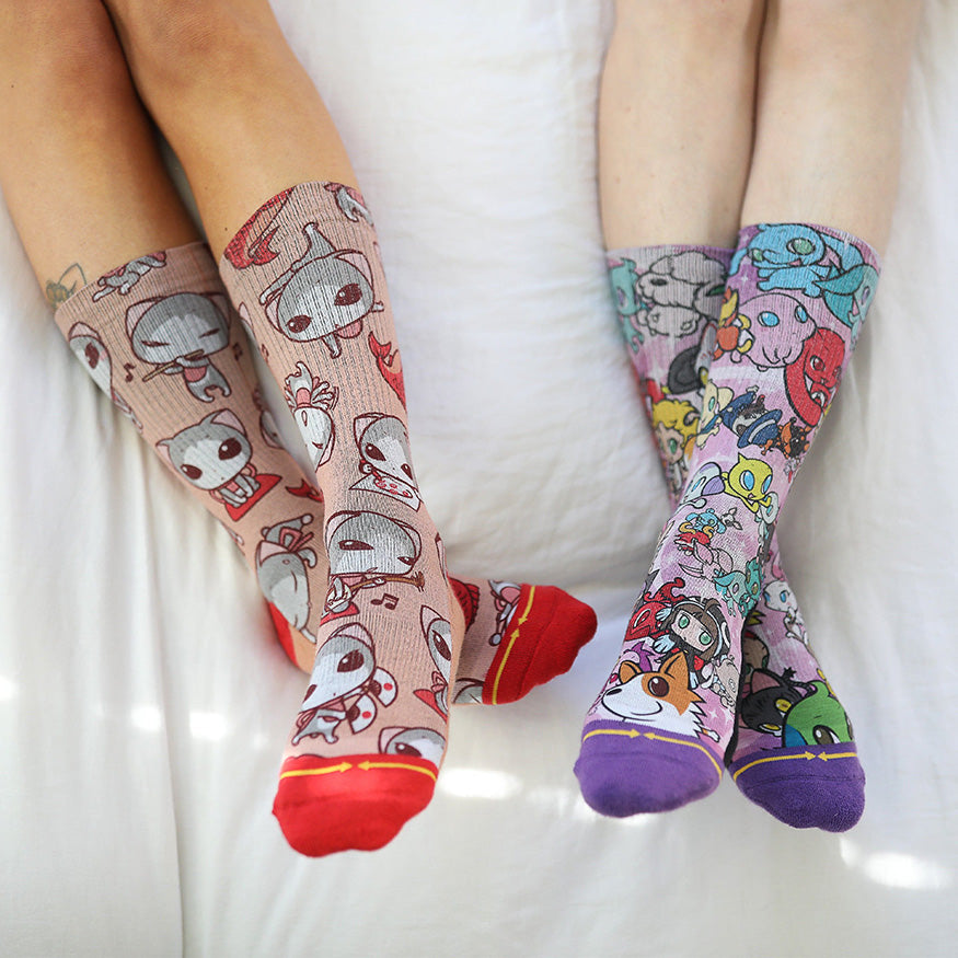 Ryo Taniguchi Friends Crew Socks
