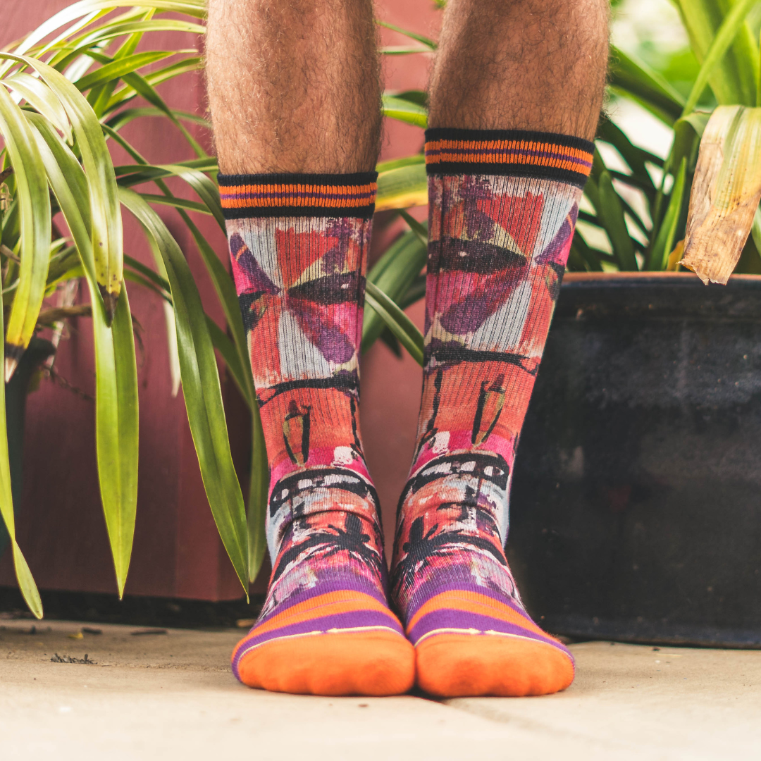 Scott Greathouse Eyes Crew Sock