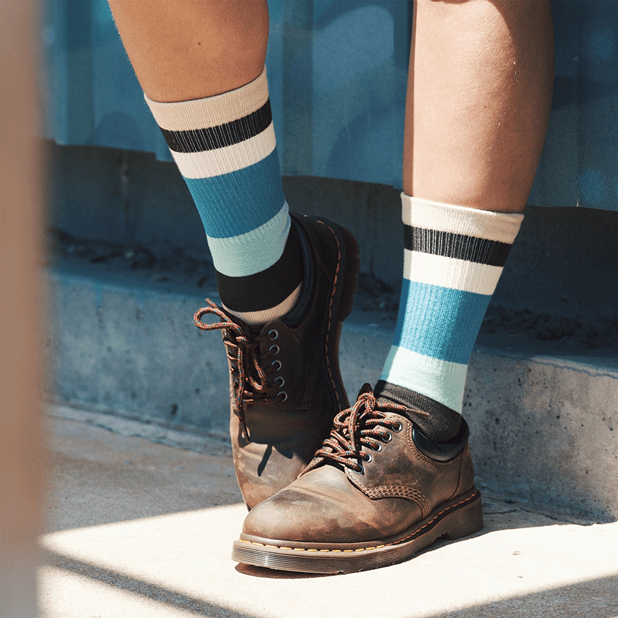 Spidey Bamboo Nature Stripes Bamboo Crew Sock 3-Pack