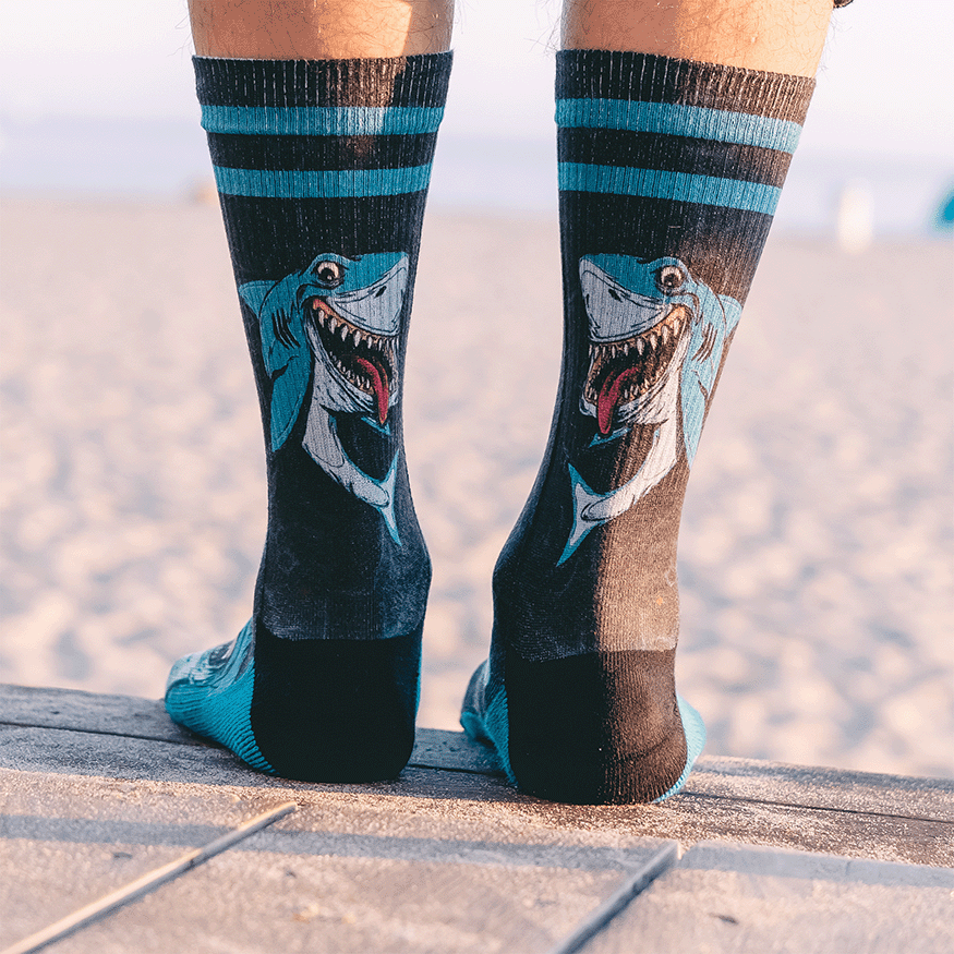 Sharks Art By Skateboarding Hall of Famer Steve Caballero & Hanna Minck
