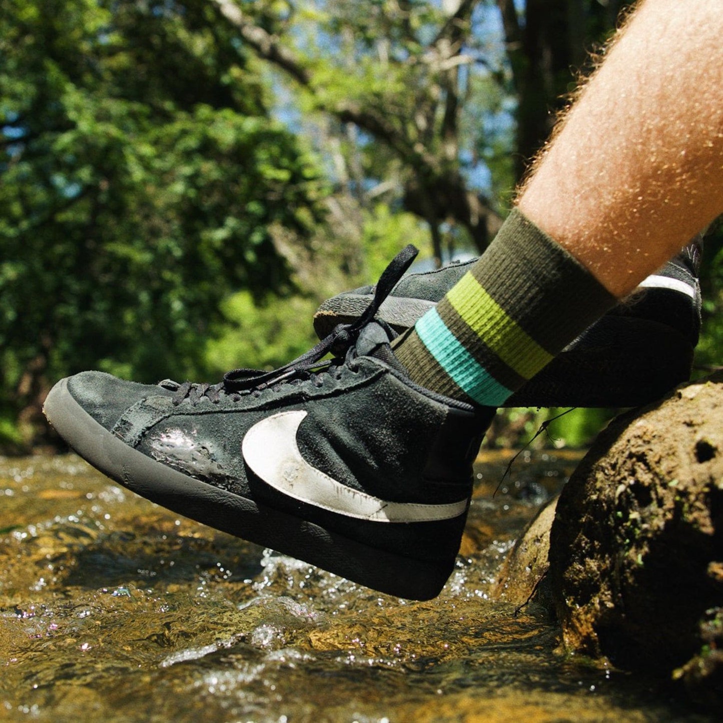 REPREVE® Subtle Berry Crew Socks 4-Pack