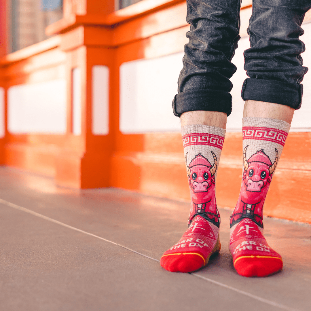 Year of the Ox Crew Socks