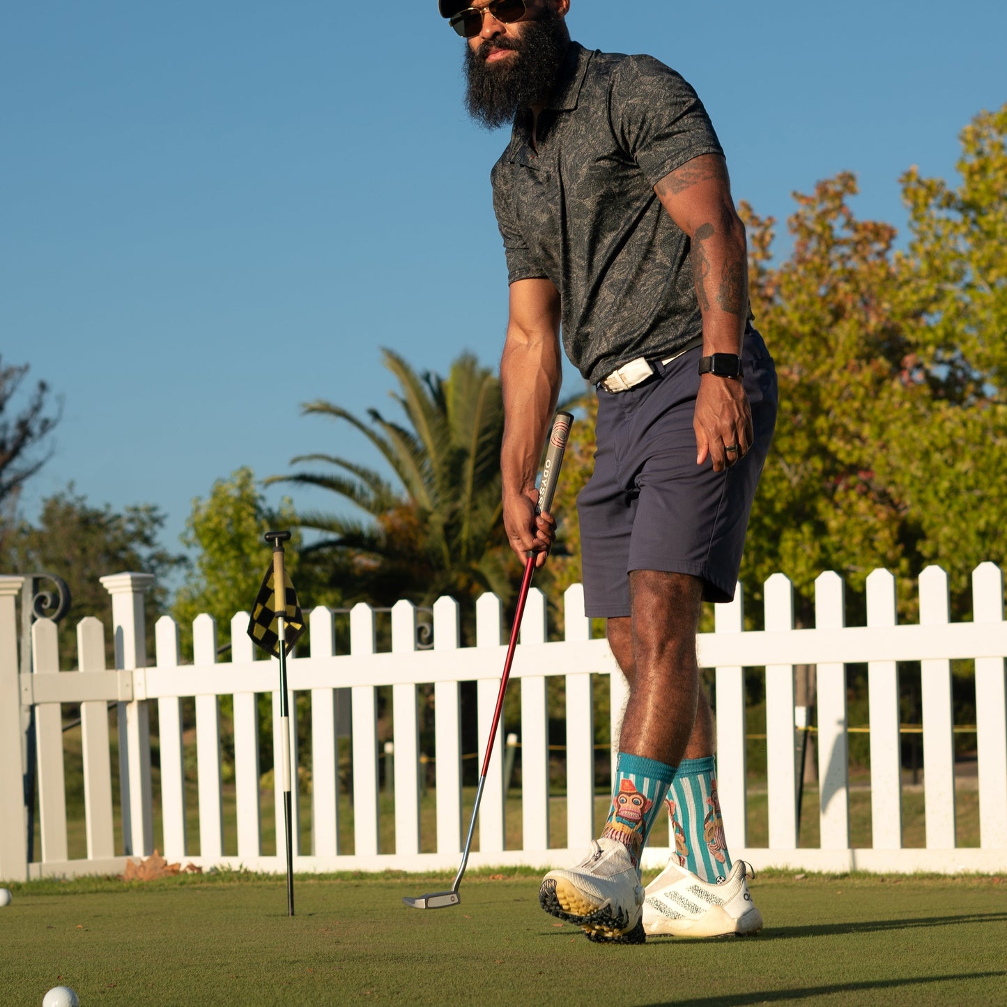 Dirk Hays Banging Monkey Crew Sock