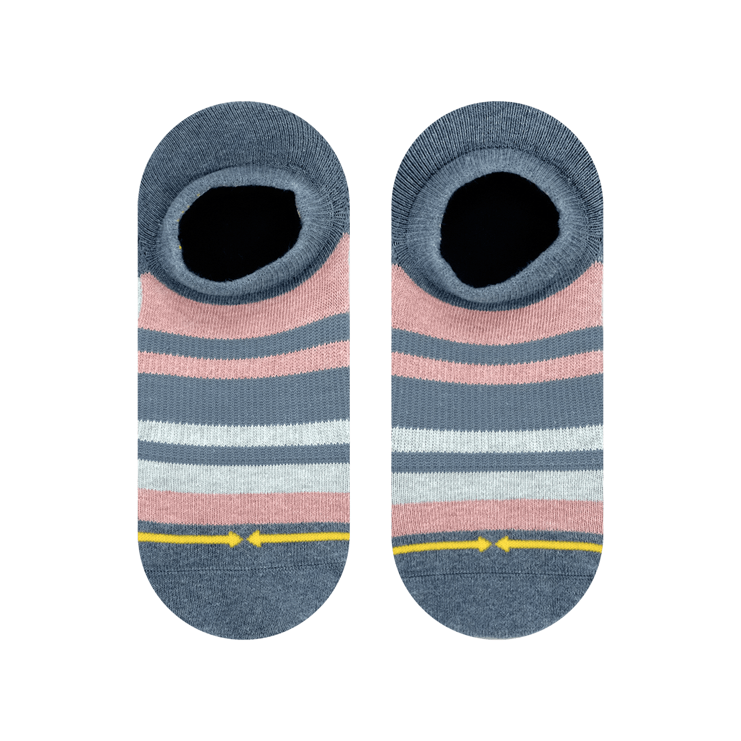 Plant-Based Dye No Show Socks 3-Pack