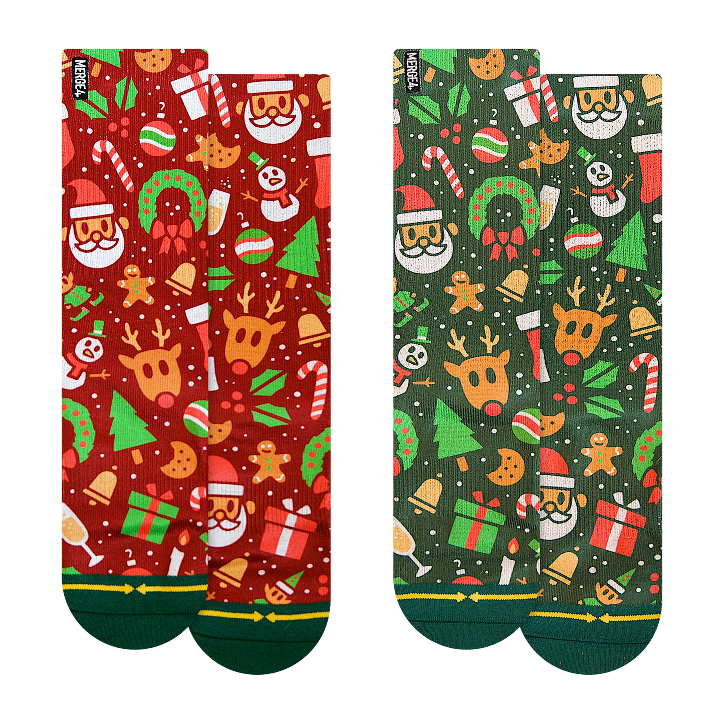 Very Merry Holiday Socks 2-Pack