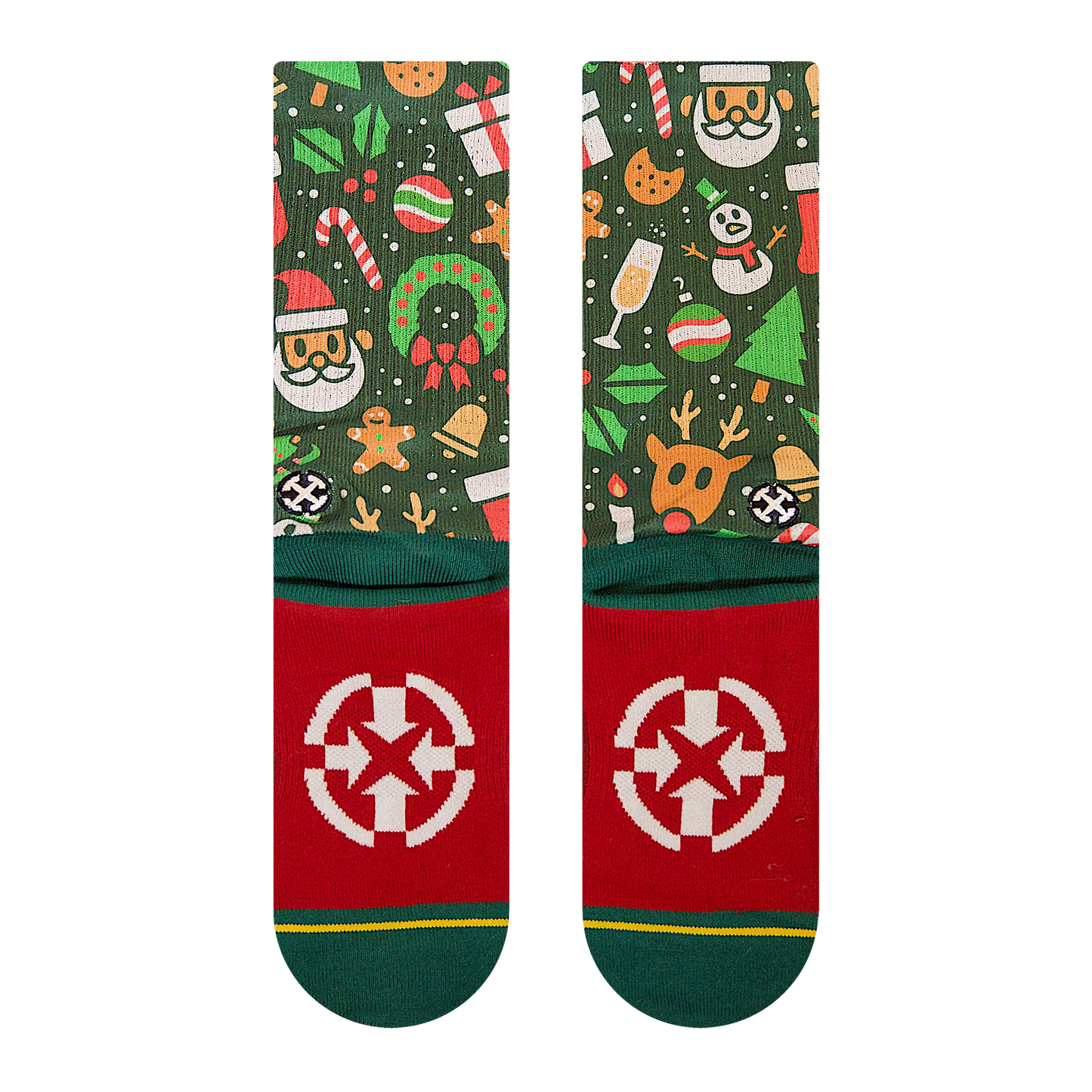 Merry Merry Green Holiday Socks