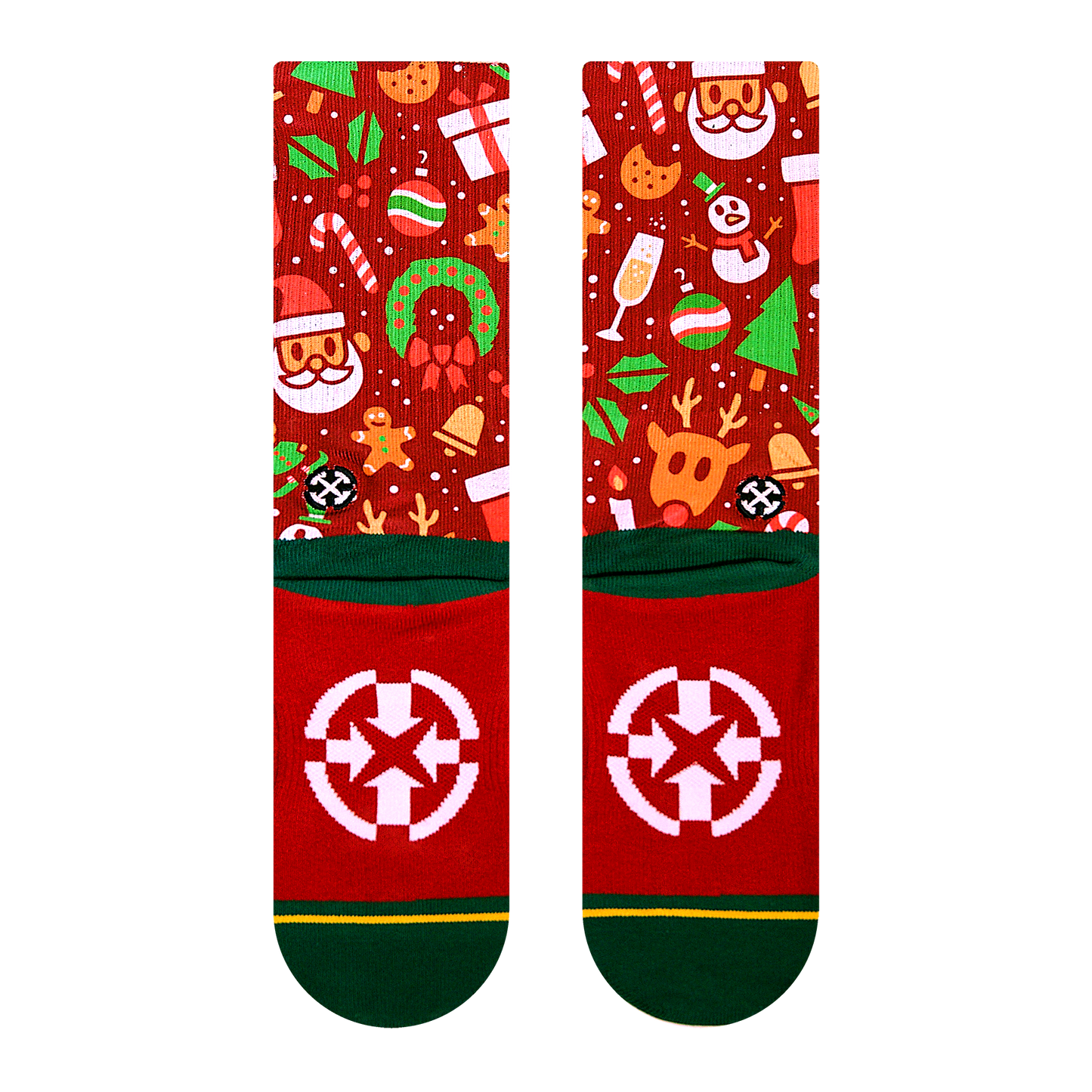 Merry Merry Red Holiday Socks