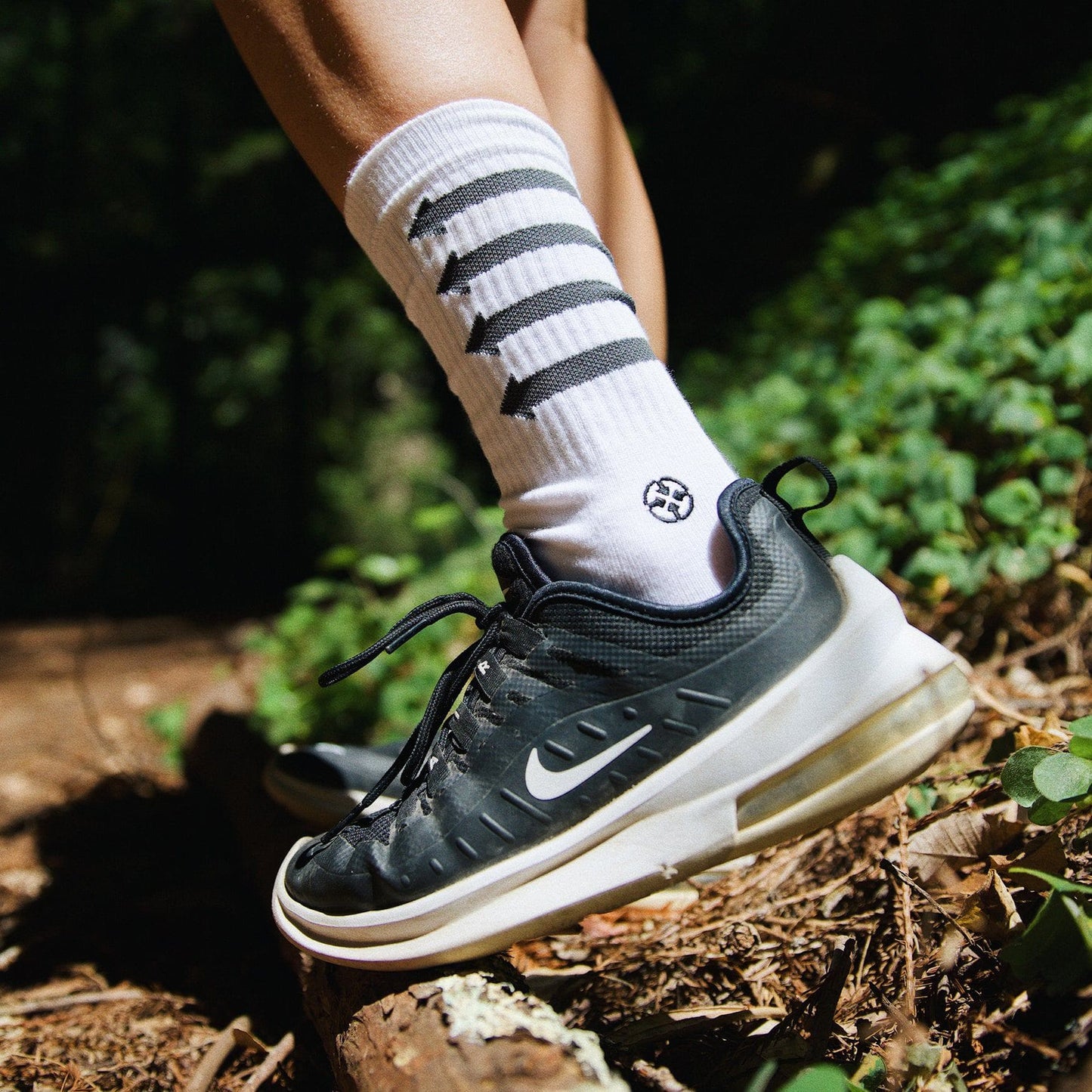 Performance White Crew Socks