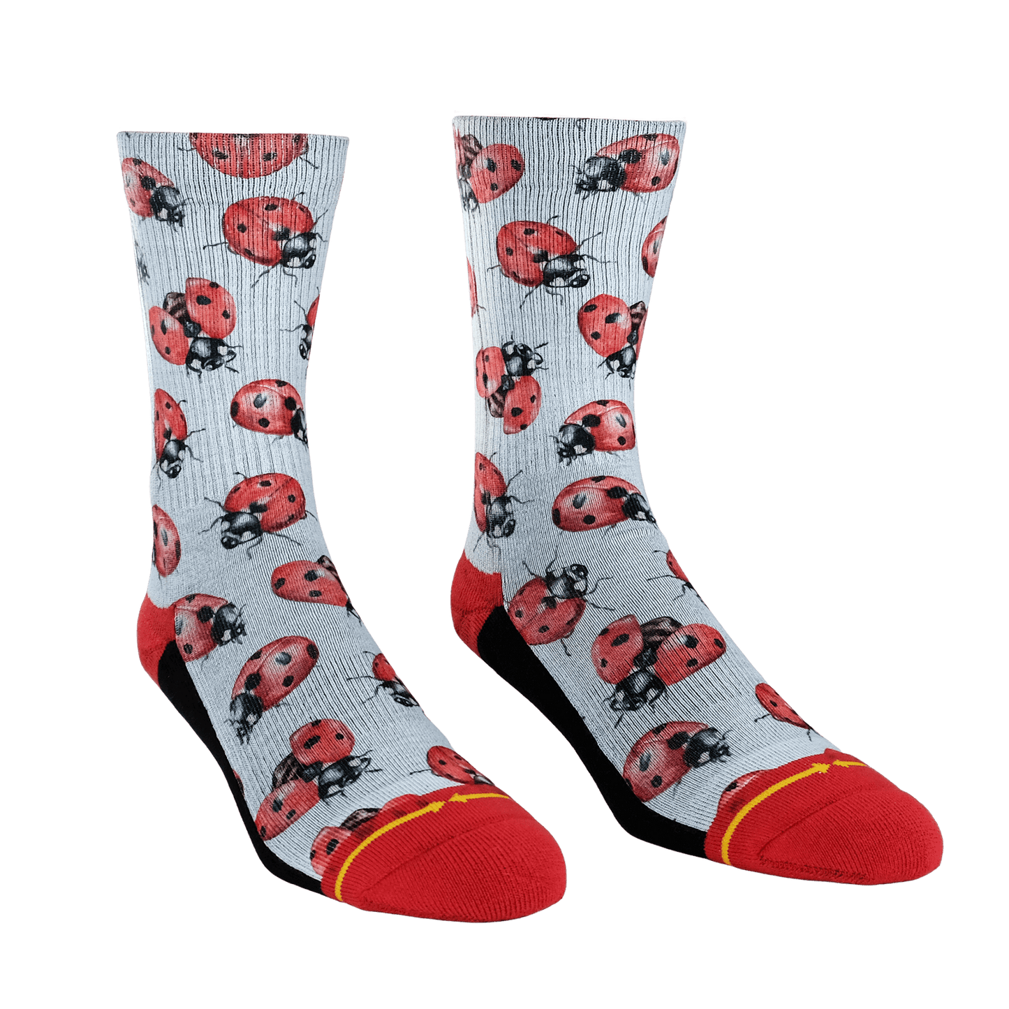 Lady Bugs Crew Socks With Art By Hanna Minck