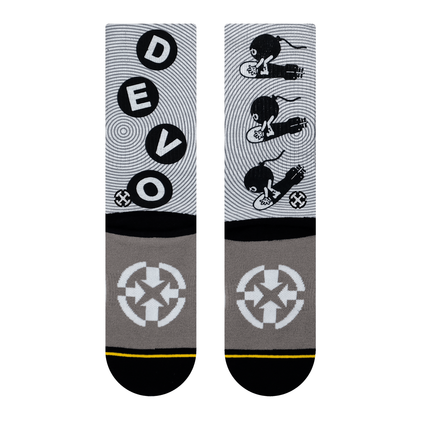 DEVO Bombs Away Crew Sock