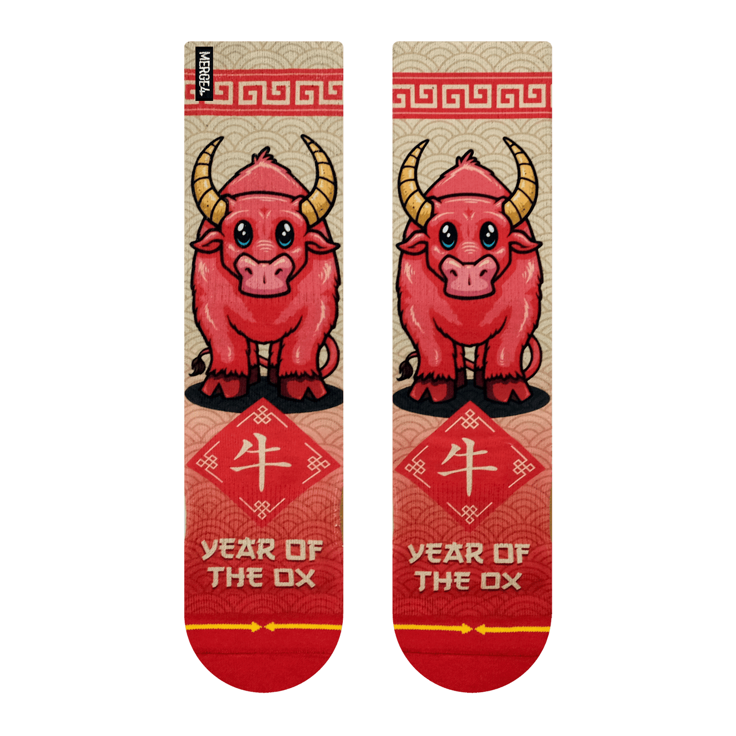 Year of the Ox Crew Socks